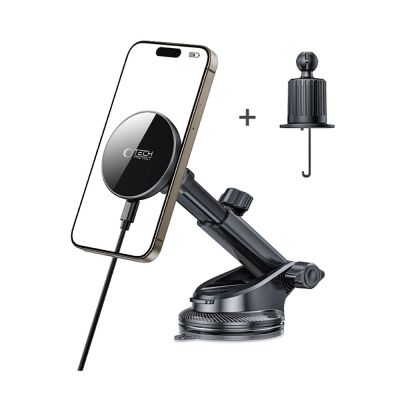 2. Tech-Protect mm15W-V10 Magnetic MagSafe Car Holder for Cockpit/Windshield/Air Vent - Black