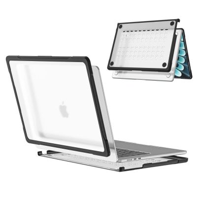 5. Tech-Protect Velar Case for MacBook Air 15" 2023 / 2024 / 2025 / 2026 - Transparent Black