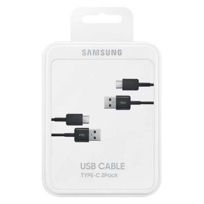 4. Samsung USB C cable 480Mbps 5A 1.5m (EP-DG930MBEGWW) - black (set of 2)