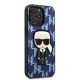 4. Karl Lagerfeld KLHCP13XPMNIKBL iPhone 13 Pro Max 6.7" hardcase blue/blue Monogram Ikonik Patch