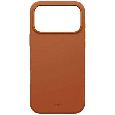 3. Uniq Lino Case for iPhone 17 Pro Max Magclick Charging - Orange