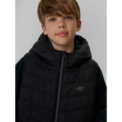 3. Boy's vest with synthetic filling 4F 4FJRAW26TVJAM431-20S