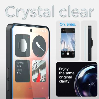 4. Spigen Glas.tR EZ Fit Tempered Glass for Nothing Phone 3A / 3A Pro - Transparent