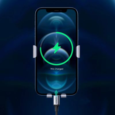 7. Car Phone Holder - Round Grid Ugreen LP274 - Gray