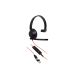 64. POLY Blackwire 5210 Single-Ear USB-C Headset + 3.5mm Plug + USB-C/A Adapter