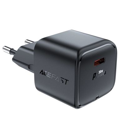 4. Acefast A77 Mini PD 30W GaN USB-C wall charger - black