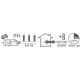 11. CHRISTMAS TREE LIGHTS LIGHT CHAIN 1152 LED TIMER COOL WHITE