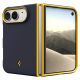 2. Spigen Nano Pop MagSafe iPhone Duo Case - Navy Blue and Yellow