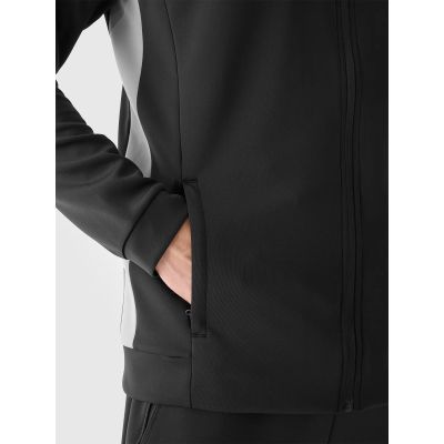 4. Men's training sweatshirt with a hood 4F 4FWAW24TFSWM405-20S