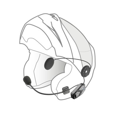 5. INTERPHONE U-COM 3 motorcycle intercom, set for 2 helmets