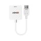 2. Lindy 38146 HDMI Type A (Standard) DisplayPort Cable Adapter White