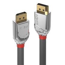 Lindy 36303 DisplayPort Cable 3m Chrome, Gray