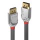Lindy 36303 DisplayPort Cable 3m Chrome, Gray