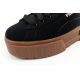 6. Puma Mayze women's sports shoes Sneakers platform black fashionable leather