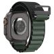 3. Strap Spigen WBF1 Strap for Apple Watch 44 / 45 / 46 / 49 mm - Black and Green