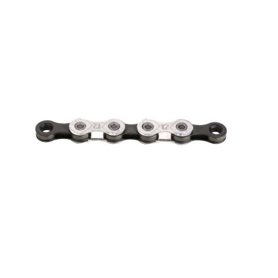 KMC X12 Chain, 126 Links, Silver-Black, Foil Packaging, Pack of 25