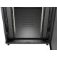 11. 19" 22U 800x1200 black Lanberg floor-standing rack cabinet with perforated doors (flat pack)