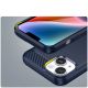 6. Carbon Case for iPhone 14 Plus flexible gel back cover blue