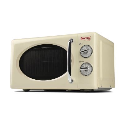 2. Girmi FM2105 Microwave Oven, Cream