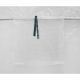 32. GREENHOUSE GARDEN TUNNEL 200X300X200CM PE STRUCTURE WHITE STEEL