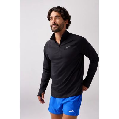Men's Dash 1/4 Zip 3.0 Running Hoodie Black Men's Dash 1/4 Zip 3.0 Running Hoodie Black