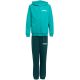 12. Adidas Essentials green kids tracksuit JN2427