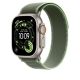 2. Apple Watch 49mm Green/Neon Trail Loop M/L - Natural Titanium Finish