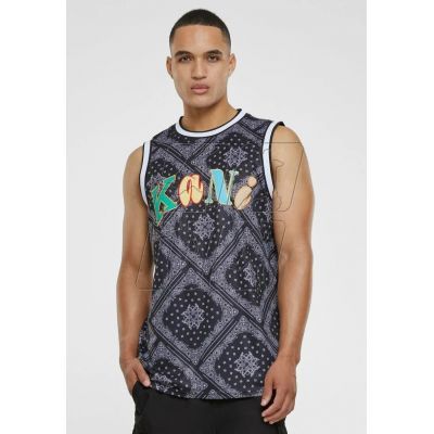 3. Karl Kani Woven Signature Paisley Basketball Tank M 6031440