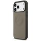 2. Mercedes Leather Vintage Logo MagSafe Case for iPhone 17 Pro Max - Beige