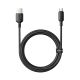Baseus Silky 3A USB-A - USB-C Cable 1m - Black
