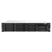 Qnap TS-873AeU-RP-4G, 2U, 8 x 2.5"/3.5" SATA, AMD Ryzen V1500B 4C/8T, 4GB DDR4 SODIMM (max. 64GB), 2 x 2.5GbE, optional 10GbE, Redundant PSU