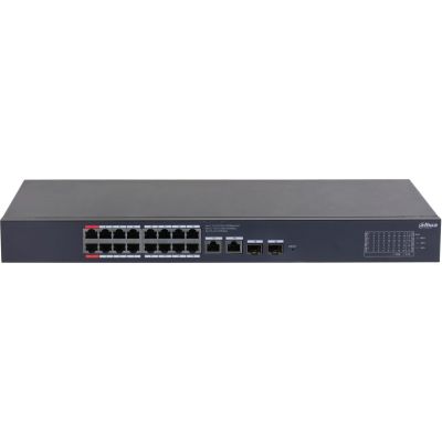 4. Dahua Technology CS4220-16GT-135 Managed Network Switch L2 Gigabit Ethernet (10/100/1000) Supports PoE Black