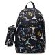 Air Jordan sports school backpack plus pencil case black - 9B0503-F69