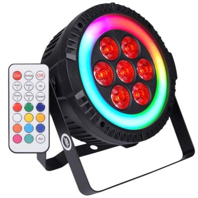 LIGHT4ME RINGO PAR stage spotlight with ring
