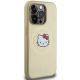 4. Hello Kitty Leather Kitty Head MagSafe case for iPhone 13 Pro / 13 - gold