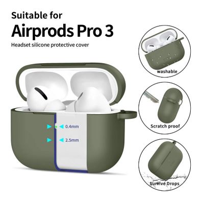 4. Tech-Protect Silicone Hook Case for AirPods Pro - Olive