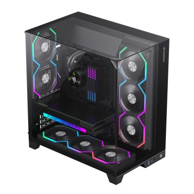 5. GameMax Infinity Pro BK Midi Tower Black