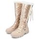 5. Rieker W RKR640 waterproof high snow boots, beige