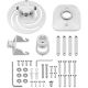 8. TECHLY CEILING PROJECTOR MOUNT 22CM 10KG WHITE