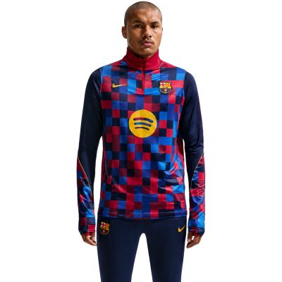 Nike FC Barcelona Strike Home Men's Jersey Blue and Red IQ1301 621