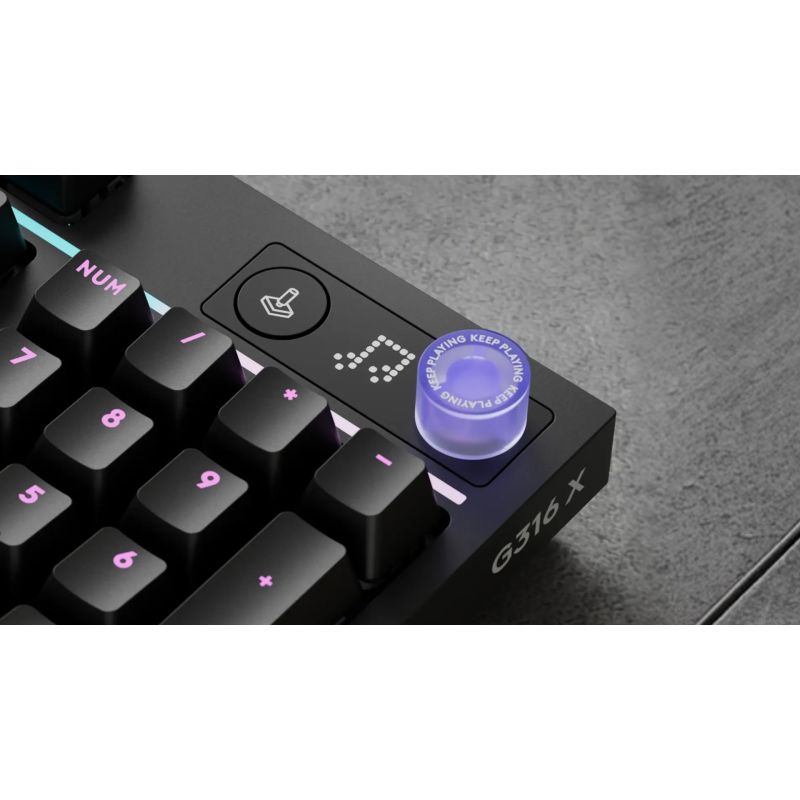 6. Logitech G G316 X 98 Gaming Keyboard USB QWERTY English Black