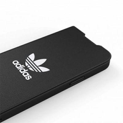 6. Adidas OR Booklet Case BASIC iPhone 13 Pro Max 6,7" czarno biały/black white 47127