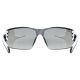 UVEX Equate cycling glasses, white matt/mir.silver
