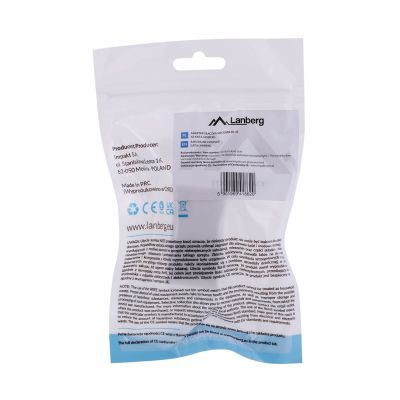 4. LANBERG NETWORK CONNECTOR 2X RJ45 CAT.6 UTP AD-RJ45-RJ45-OU6