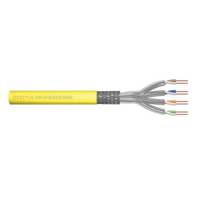 5. Digitus Installation Cable Cat.7A, S/FTP, Dca-s1a d1 a1, AWG 22/1, LSOH, 100m, yellow