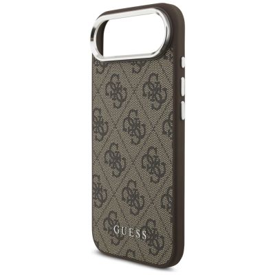 6. Guess 4G Classic Logo MagSafe Case for iPhone Air - Brown