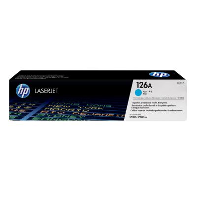 50. HP 126A original cyan LaserJet toner cartridge