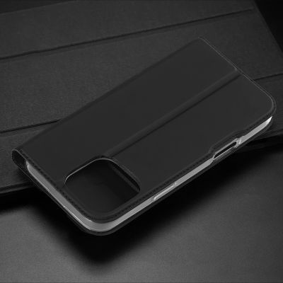 14. Dux Ducis Skin Pro iPhone 16 Pro Case with Flip and Card Slot - Black