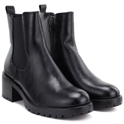 9. Women's ankle boots, insulated, black, Potocki SZ12742