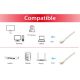 4. Equip 605616 Network Cable White 10m Cat6a S/FTP (S-STP) Round